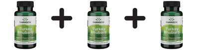 3 x Swanson Turkey Rhubarb - 100 caps