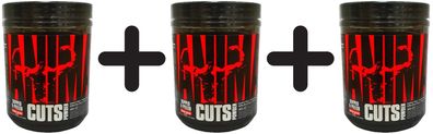 3 x Universal Nutrition Animal Cuts, Orange Mango - 265g