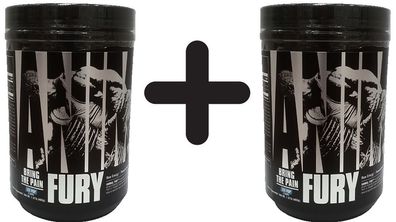 2 x Universal Nutrition Animal Fury, Ice Pop - 483g