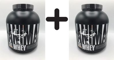 2 x Universal Nutrition Animal Whey, Cookies & Cream - 2270g