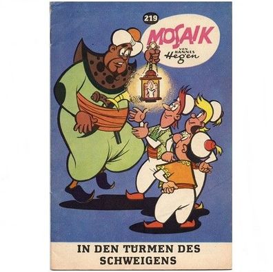 Mosaik Heft Nr. 219 von 1975 Im In den Türmen des Schweigens Hannes Hegen Digedags