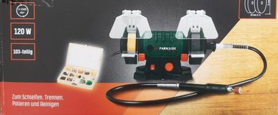 Parkside® Doppelschleifer Schleifmaschine Schleifer »PDFW 120 B3«