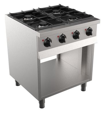 Gastronomie Base 700 Gasherd 4 Br
