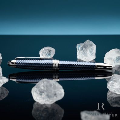 Montblanc Meisterstück Solitaire Glacier 162 Rollerball Fineliner ID 129408 OVP