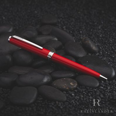 Montblanc Pix Collection Red Resin Platinum Line Ballpoint Pen Kuli ID 114814