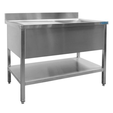 Saro Spültisch Mit 1 Becken, Rechts - B1200Xt600 mm