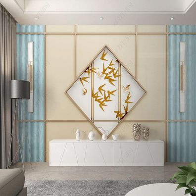 Vlies Fototapete Wandtapete Wandbilder Dreidimensionale Geometrische Bambu 11491