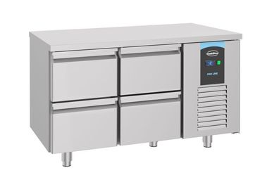 Combisteel Kühltisch mit 4 Schubladen aus Edelstahl 1400x700x850mm