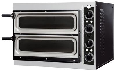 Combisteel Pizzaofen mit Fenster für 2x1Pizza 320mm und 230V