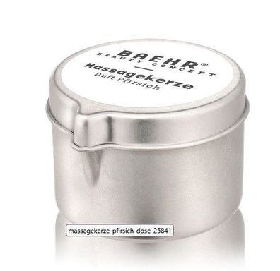 Pedibaehr - Baehr - Massagekerze Pfirsich Dose 50 ml