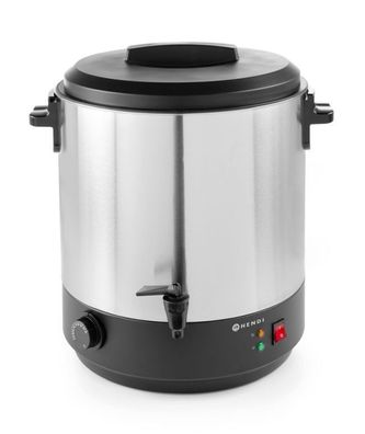 Hendi Heissgetränkespender mit 28 Liter und 2500W aus Edelstahl bis 110C