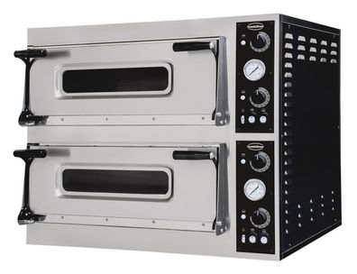 Combisteel Pizzaofen mit 2x2 Heizplatten und 2x4 Pizzen 400mm 400V