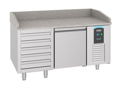 Combisteel Pizzastisch, 1 Tür Und 5 Schubladen