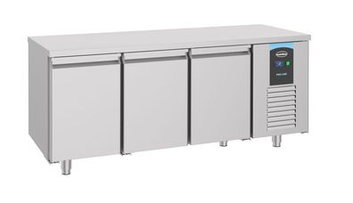 Combisteel Kühltisch mit 3 Türen 2 Roste aus Edelstahl 1865x700x850mm