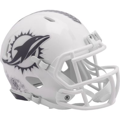 NFL Miami Dolphins Salute to Service 2024 Mini Helm Speed Footballhelm