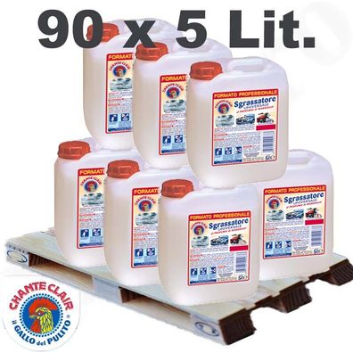 Chante Clair Marsiglia Sgrassatore Superpotente Kanister 90 x 5 Liter komplette