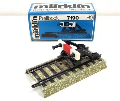 Märklin H0 7190 M-Gleis Kunststoff-Prellbock unbeleuchtet - OVP (Z185-1)