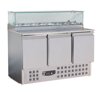 Combisteel Pizzatisch 3 Türen