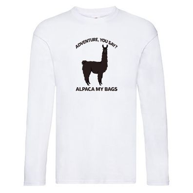 Adventure, Alpaca | Alpaca Long Sleeve Weiß