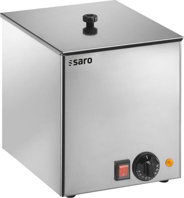 Saro Wurstwärmer HD 100 – Edelstahlgerät mit Rost, 1 kW, zum Warmhalten