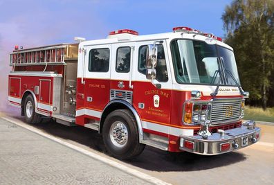 Trumpeter 1:72 7445 American LaFrance Eagle Fire Pumper