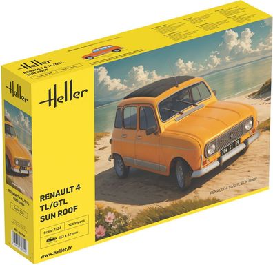 Heller 1:24 82704 Renault 4 TL/GTL Sun Roof