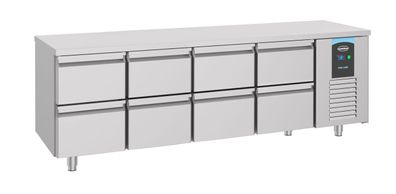 Combisteel Kühltisch mit 8 Schubladen aus Edelstahl 2330x700x850mm