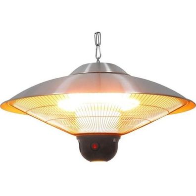 Stalgast Elektrischer Heizstrahler, Hängend Mit Led-Beleuchtung, 585 mm, Höhe 300 mm