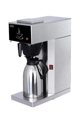 Combisteel Kaffeemaschine mit 1,8L/5min und Isolierkanne 2 Liter aus Edelstahl