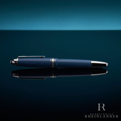 Montblanc Meisterstück Resin LeGrand Glacier Fountain Pen Füller Blue 129393 OVP