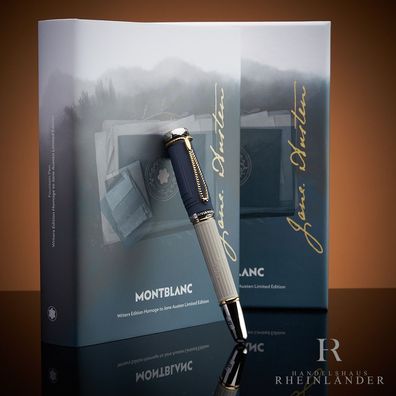 Montblanc Writers Edition Homage to Jane Austen Fountain Pen Füller ID 130672