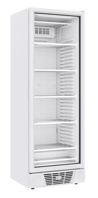 Gastronomie Combisteel Tiefkühlschrank Mit 1 Glastür 382 Liter Weiß