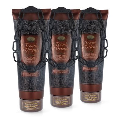 tesori d´Oriente LEGNO DI Guajaco Duschcreme 3x 250 ml for men