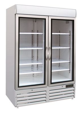 Combisteel Tiefkühschrank 2 Glastüren