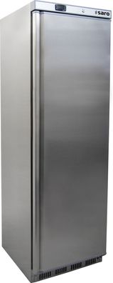 Gastronomie Saro Lagertiefkühlschrank - Edelstahl Modell Ht 400 SS, Maße B 600 X