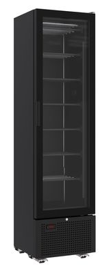Gastronomie Combisteel Tiefkühlschrank Mit Glastüre Schwarz 221 Liter