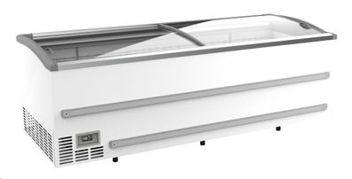 Combisteel Supermarkt-Tiefkühltruhe mit 4 Trenngitter und 1216 Liter
