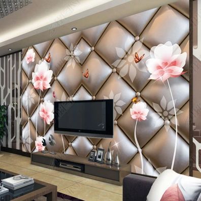 Vlies Fototapete Wandtapete Wandbilder Dreidimensionales Silbernes 11199