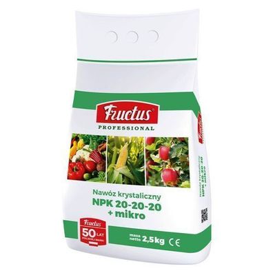 Gartendünger Gemüse Obst Bäume Pflanzen Universal Volldünger NPK 20-20-20 2,5kg