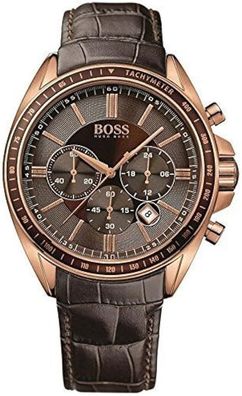 Hugo Boss Herrenuhr Chrono 1513093 Braun