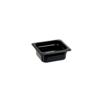 Stalgast Gastronormbehälter, Polycarbonat, Schwarz, Gn 16 (65 mm)