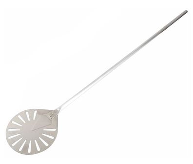 Combisteel Pizzaschaufel rundem Edelstahl gelocht