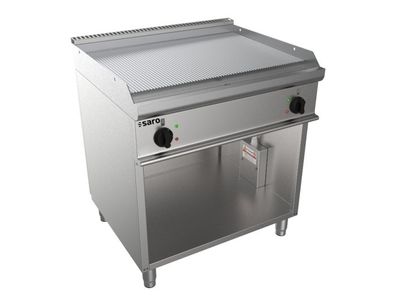 Saro Elektro-Griddleplatte Mit Offenem Unterbau Modell E7Kte2Bar, Maße B 800,
