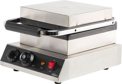 Combisteel Waffeleisen für 2 Brüsseler Waffeln - Antihaftplatten, 230V