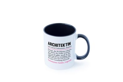 Architektin | witziger Spruch | Architektur Büro Tasse - Geschenk