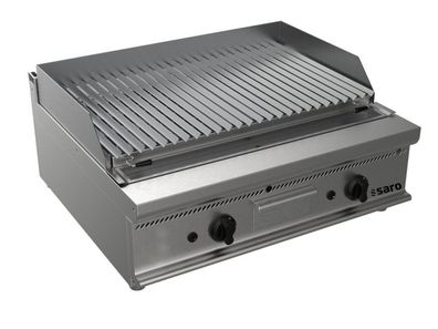 Saro Gas-Lavasteingrill Tischmodell E7Bs2Bb, Maße B 800 X T 700 X H 270