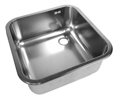 Combisteel Spülbecken aus Edelstahl mit PVC-Siphon 335x235x180mm