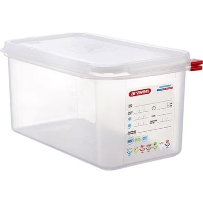 Stalgast Araven Gastronormbehälter Mit Deckel, Polypropylen, Gn 13 (150 mm)