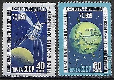 Sowjetunion gestempelt Michel-Nummer 2336-2337