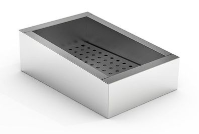 Combisteel Crushed-Eis Einbaubehälter mit Neigung und Wasseranschluss